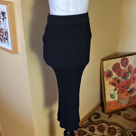 REBECCA TAYLOR Soze Medium Sweater Skirt Ribbed Pull-On Tube Stretchy  $358 NEW - Picture 6 of 17